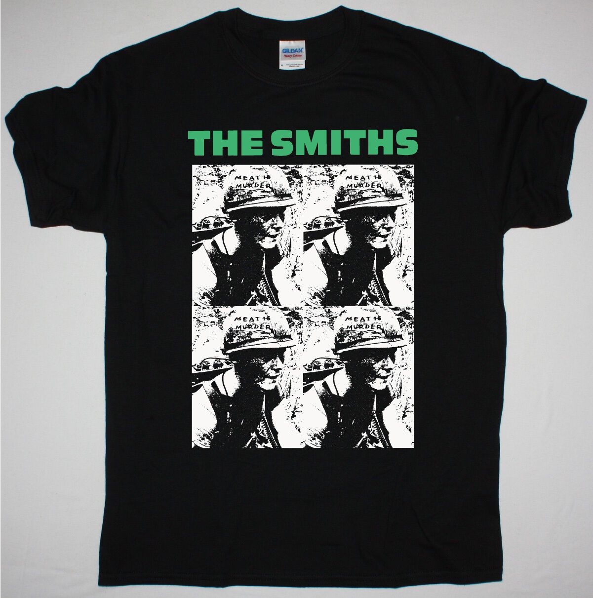 Vintage The Smiths Meat Is Murder Black Mens T Shirt