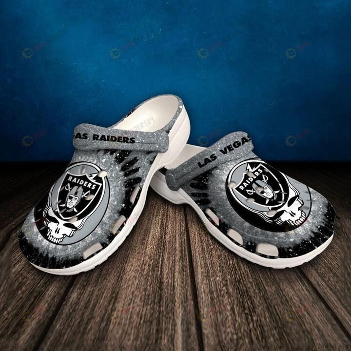 Las Vegas Raiders Grey Crocband Crocs Clogs – Aop Clog