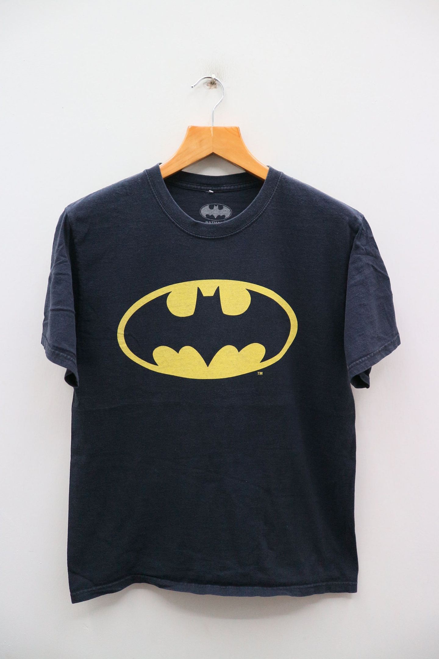 Batman T Shirt Vintage Superhero Dc Comics Cartoon Character Black Tee M