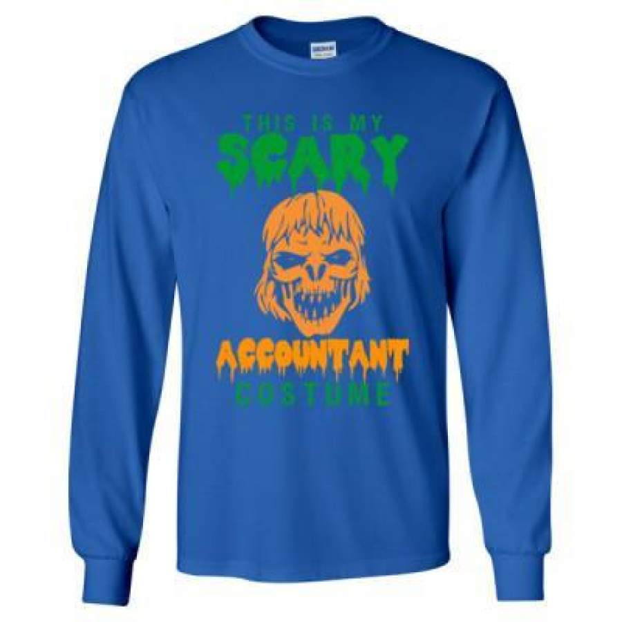 AGR Halloween This Is My Scary Accountant Costume – Long Sleeve T-Shirt