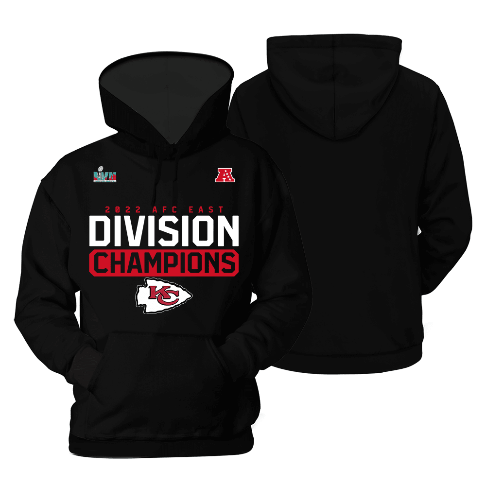 Kansas City Chiefs Afc Division Champions Superbowl Print 2D Hoodie