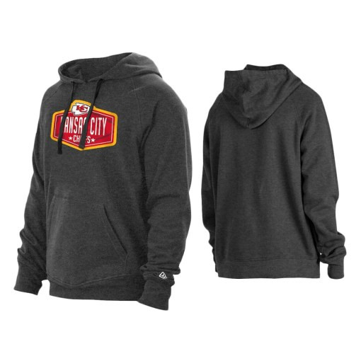 2021 Draft Kansas City Chiefs Charcoal Hook Hoodie Kansas City Chiefs Charcoal Hoodie