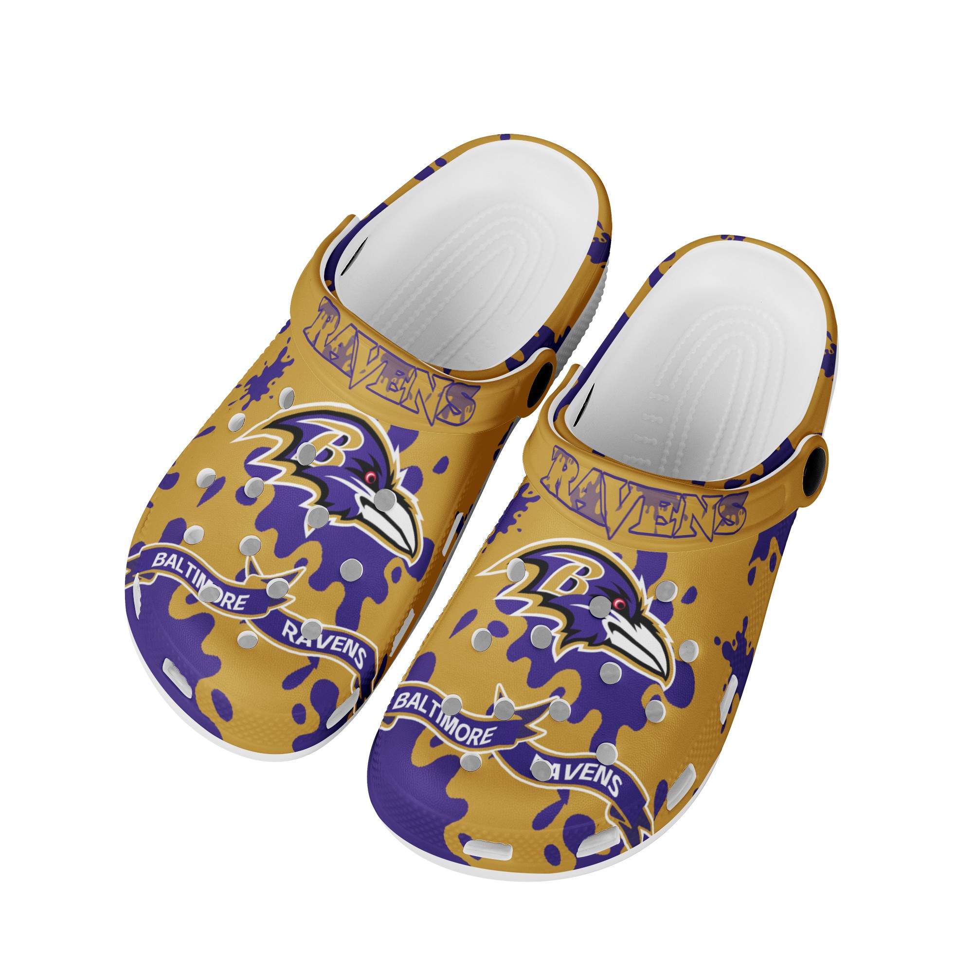 Baltimore Ravens Crocs Shoes Cute Shoes For Fans