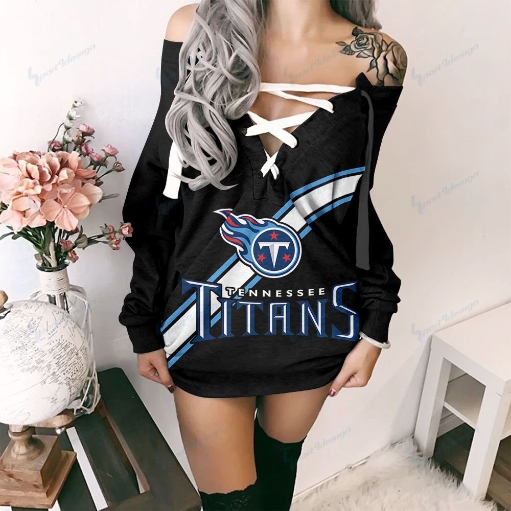 Tennessee Titans Lace-Up Sweatshirt 56