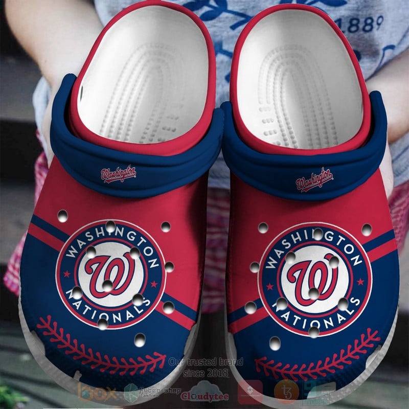 Washington Nationals Red-Navys Crocss Crocband Shoes