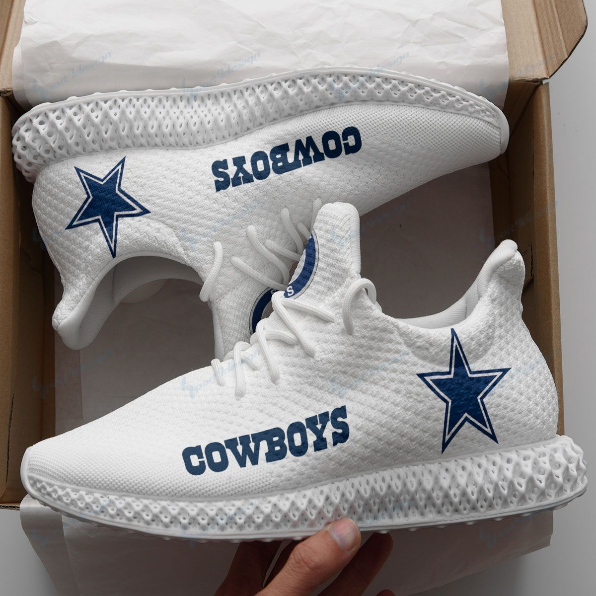 Dallas Cowboys 4D Future Sneakers 12