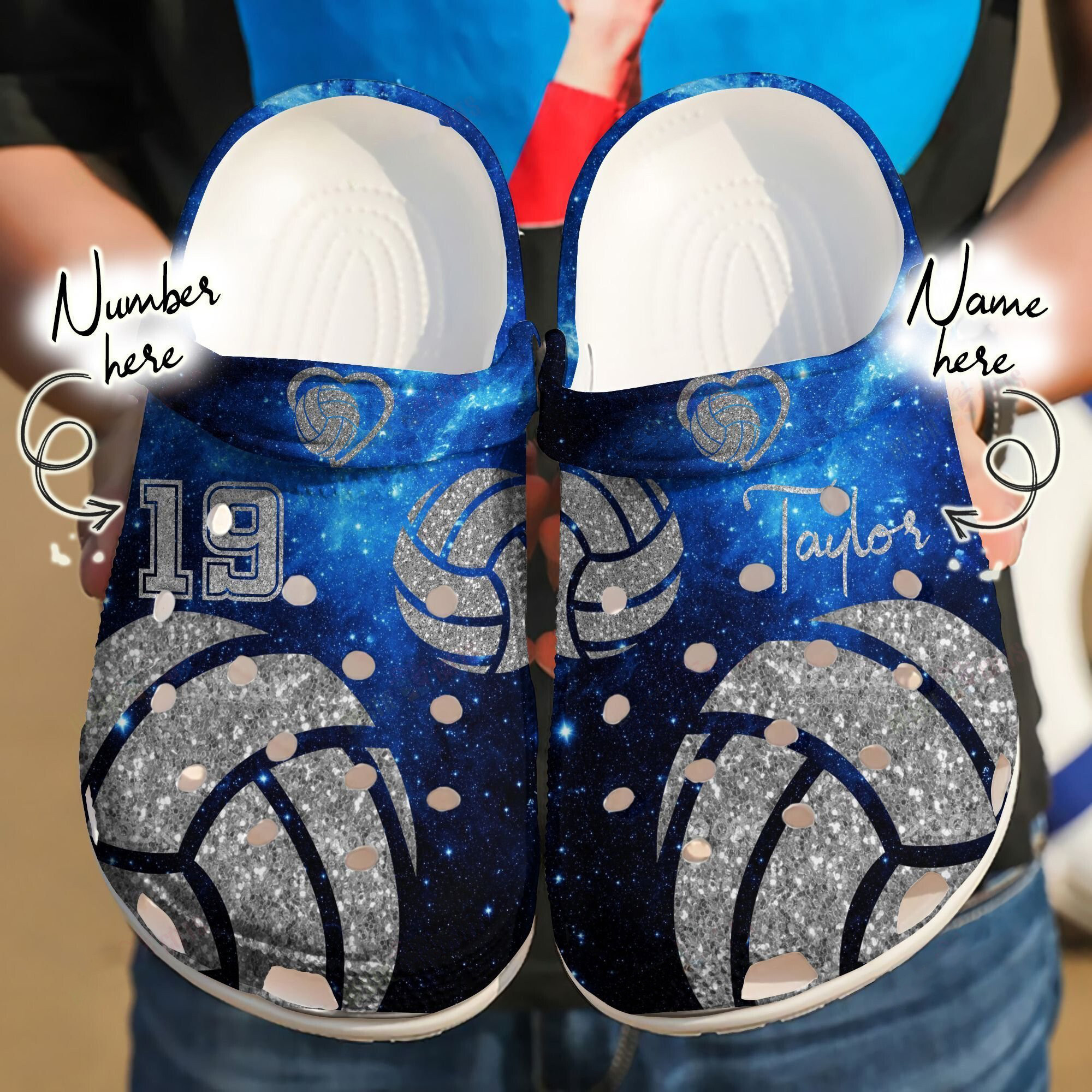 Volleyball Crocs – Personalized Volleyball Lovers Clogs Shoes