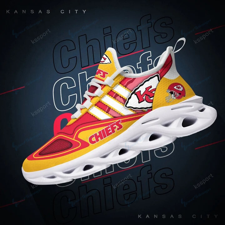 Kansas City Chiefs Yezy Running Sneakers Bg650