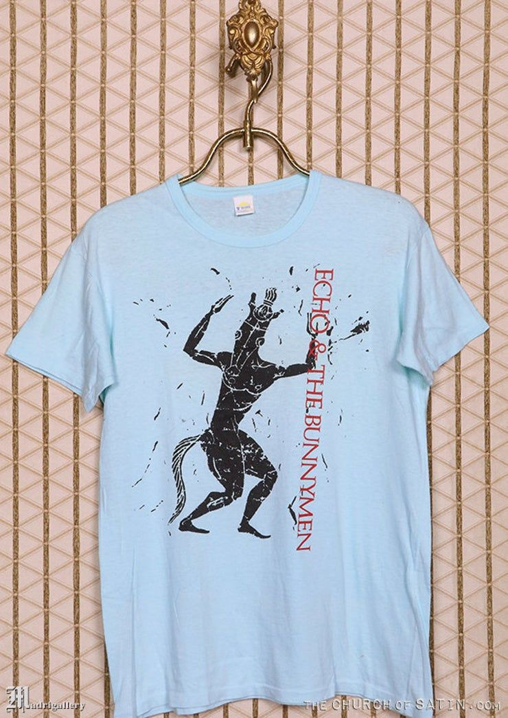 Echo La Chemise Bunny Vintage Rare Tour Shirt