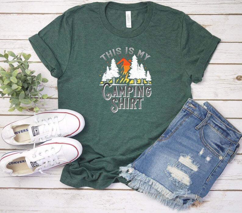 This Is My Camping Shirts, Camping Shirts, Campfire Shirts, Family Camping, Camping T-Shirt, Camping Tee