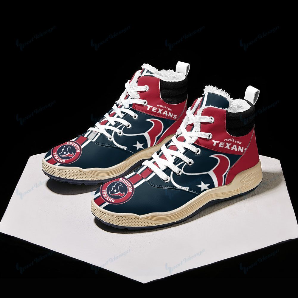 Houston Texans Winter High Top Fashion Sneaker 26