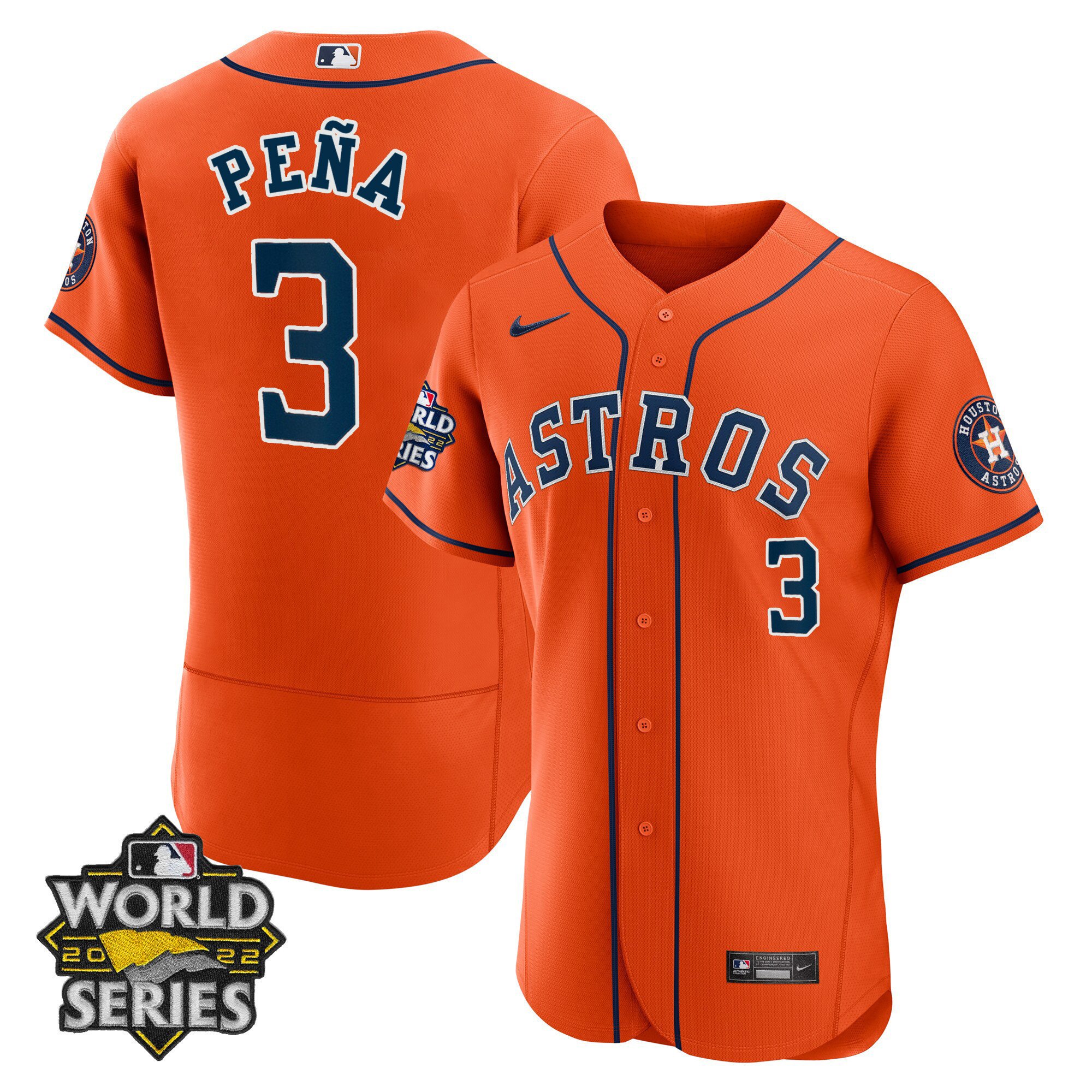 Women’S Houston Astros Alternate 2022 World Series Player Jersey – All Stitched