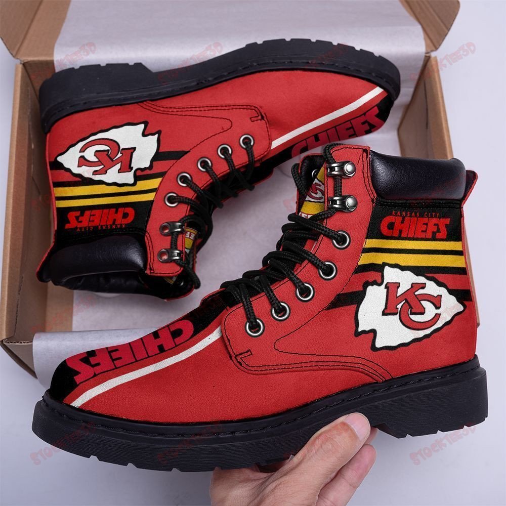 Kansas City Chiefs Boots – Premium Shoes/ Premium Leather Boots – Gift For Sports Lovers 31