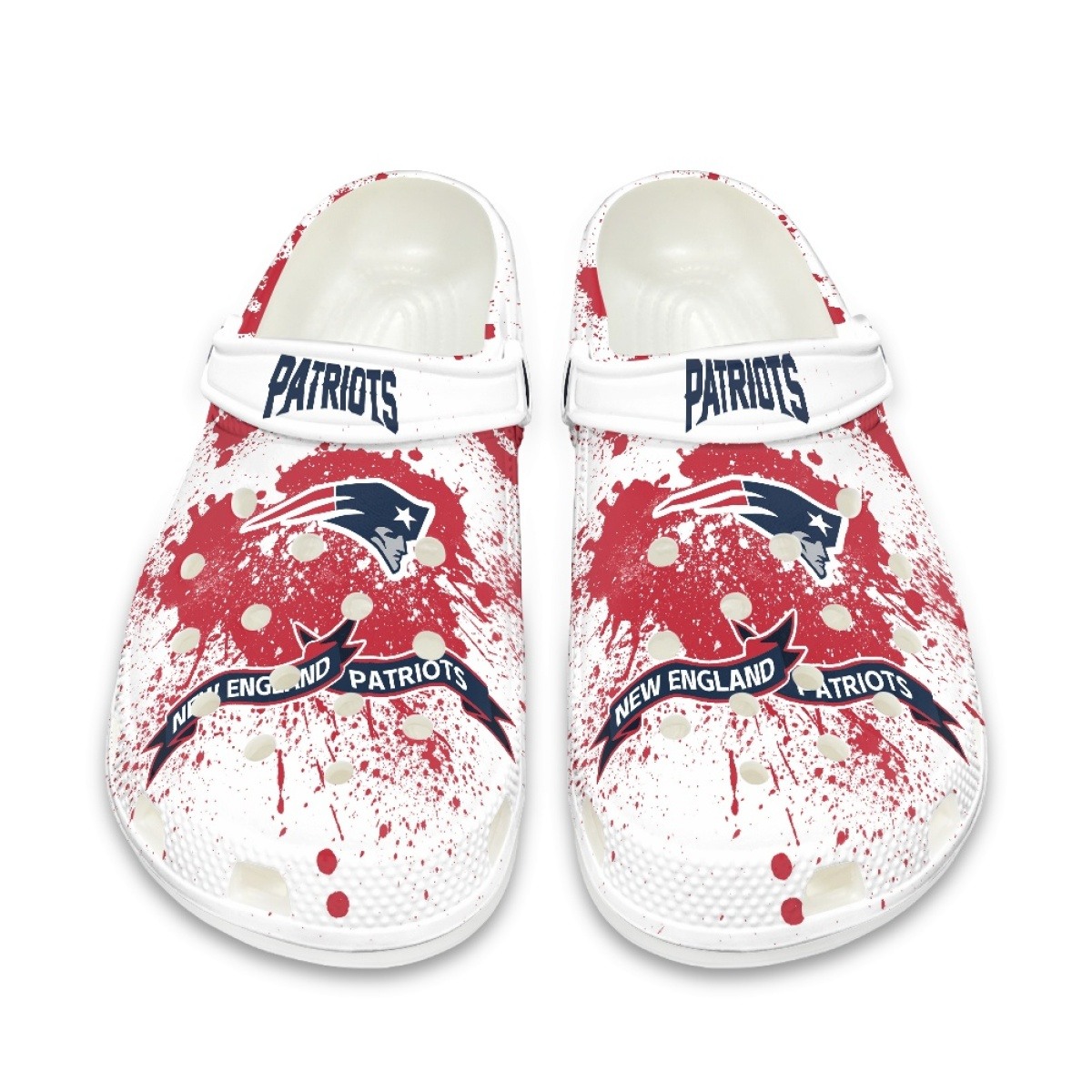 New England Patriots Crocs Shoes Cute Style#3 Shoes For Fans