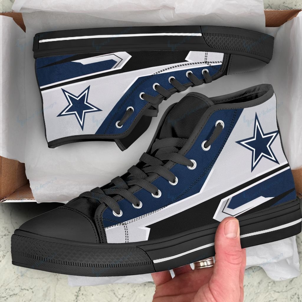 Dallas Cowboys High Top Shoes 014