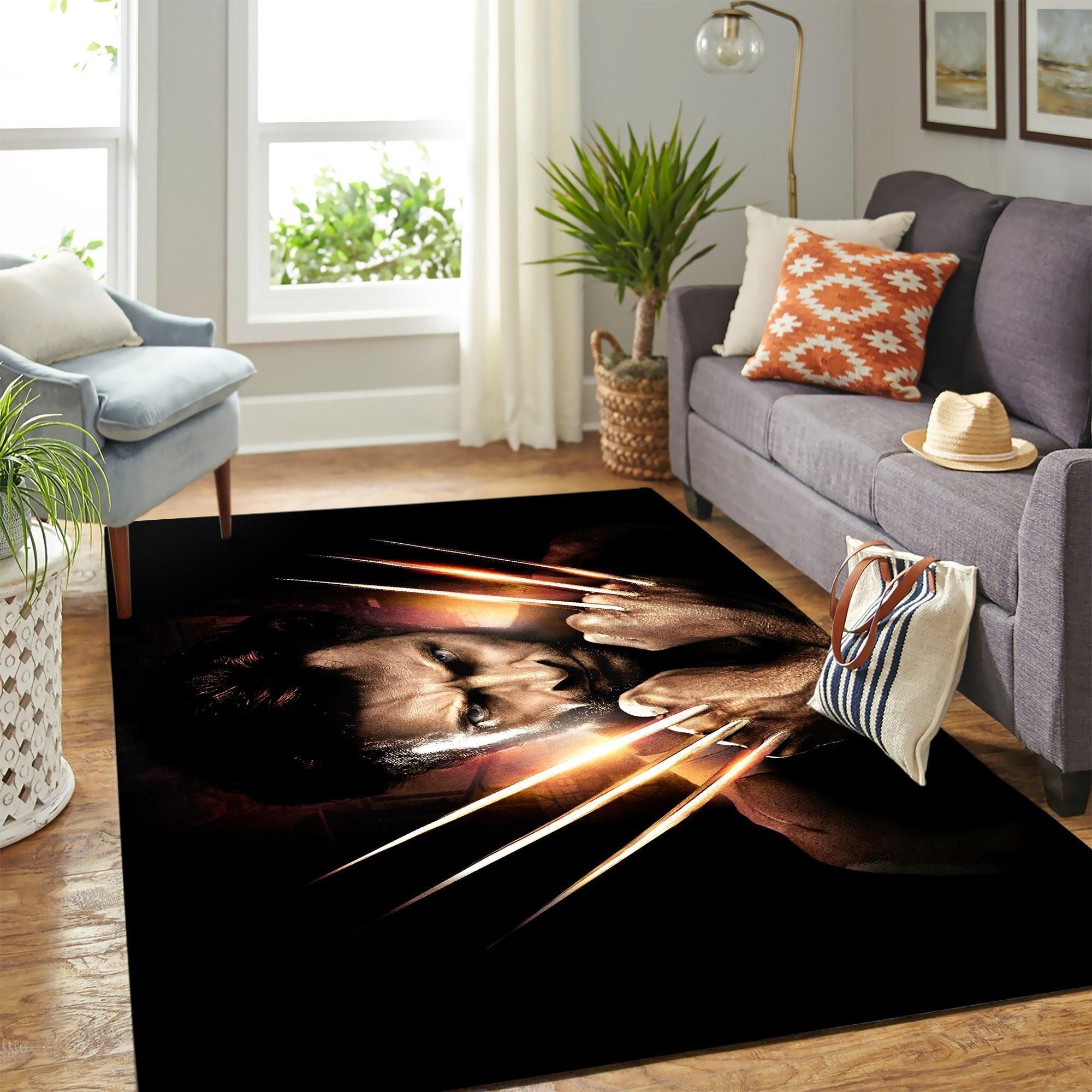 Wolverine Claws Area Rug Geeky Carpet – home decor – Bedroom Living Room decor