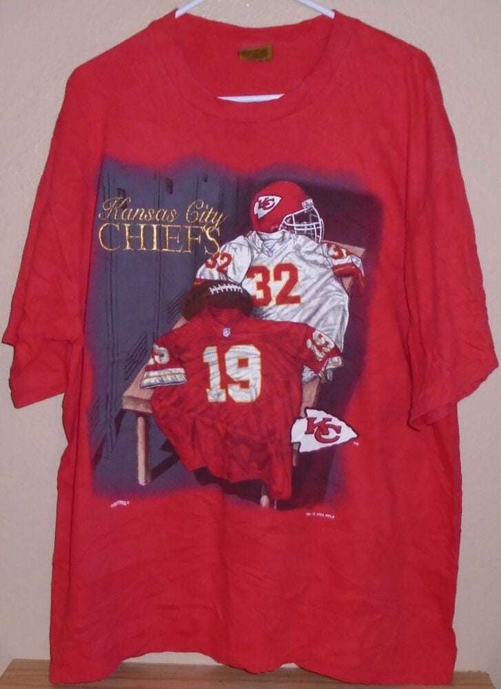 Vintage 1990S Kansas City Chiefs Football T Shirt