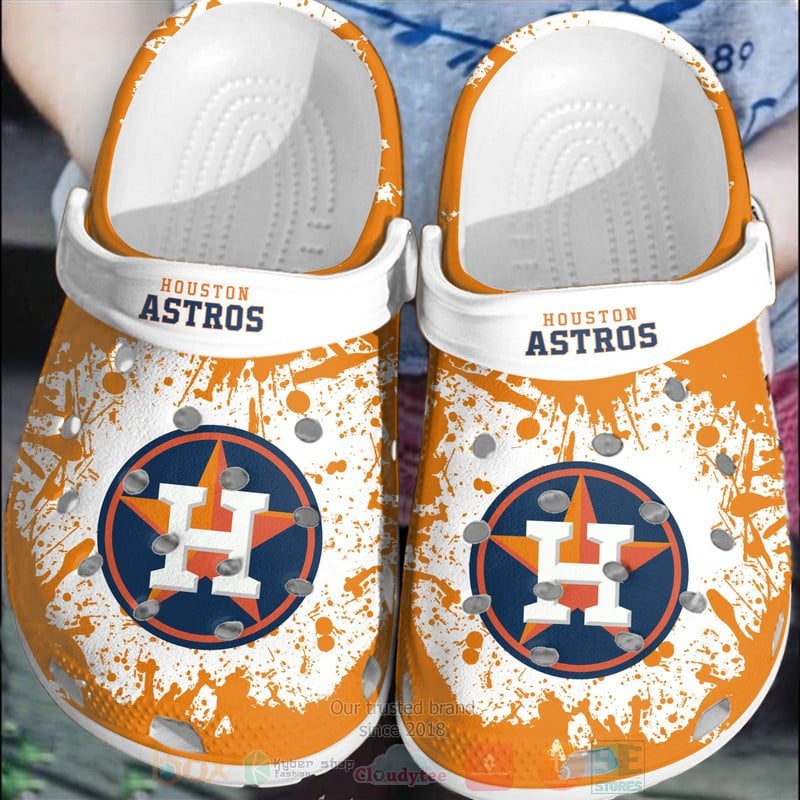 Houston Astros Crocs Crocband Shoes