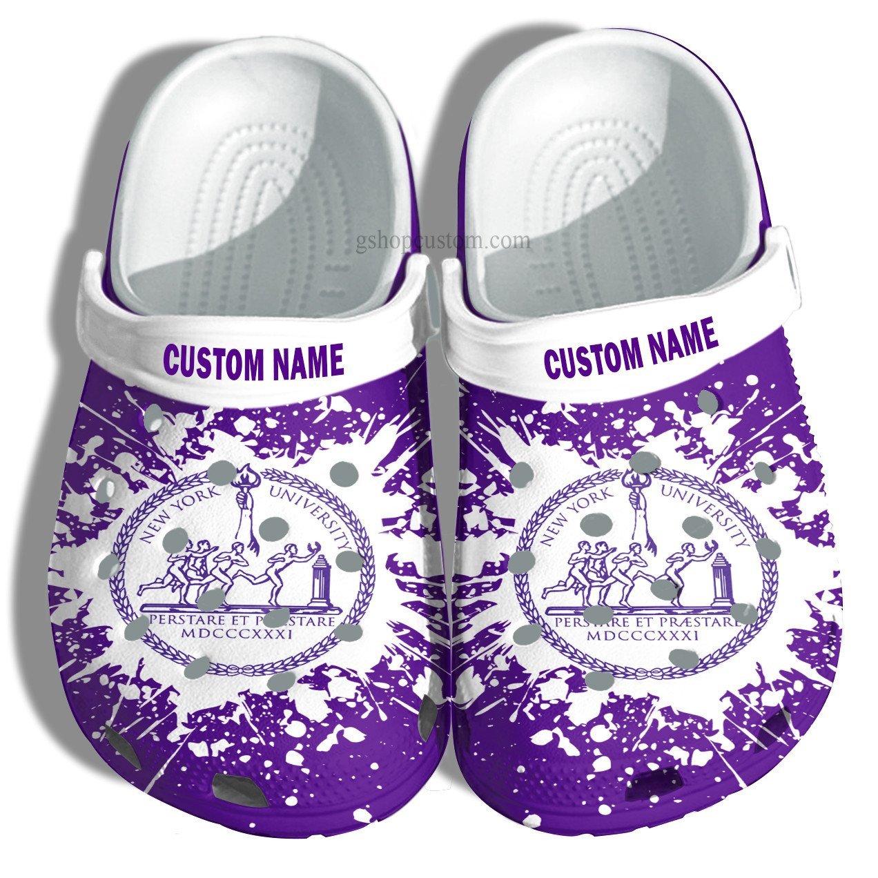 New York University Croc Shoes Customize- University Graduation Gifts Crocss Shoes Admission Gift