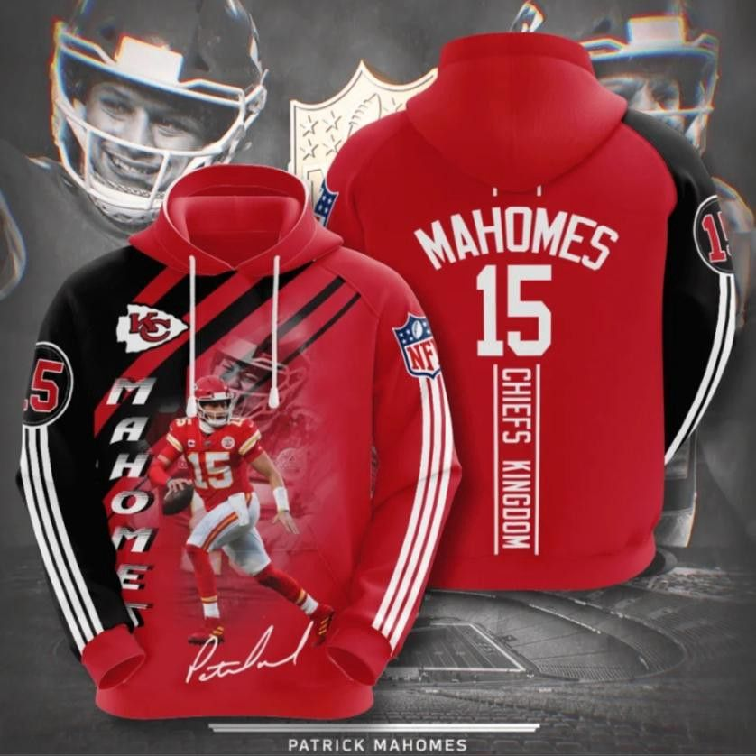 Mahomes 15 Kansas City Chiefs 3D Hoodie For Men For Women All Over Printed Hoodie