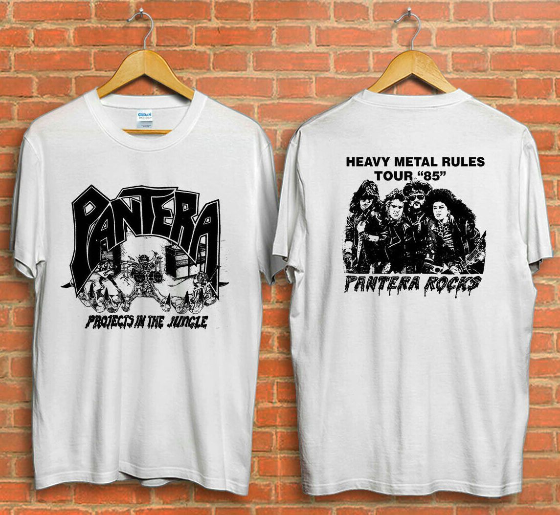 Vintage Pantera Heavy Metal Rules Tour Shirt new T-Shirt Gildan