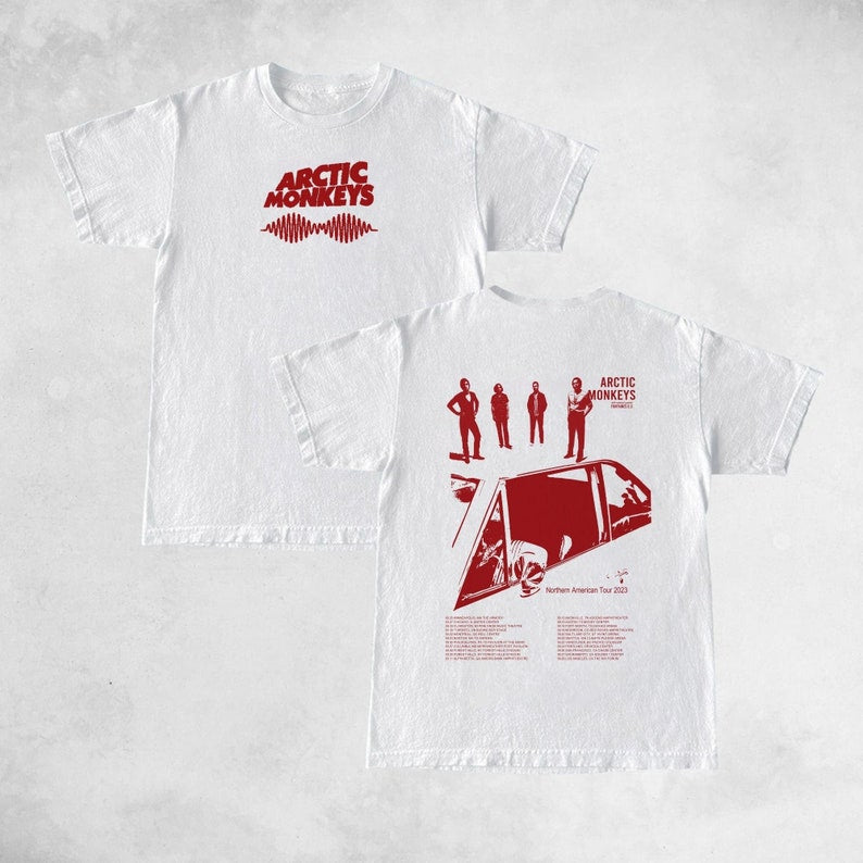 Arctic Monkeys Nort American Tour T- Shirt, Artic Monkey Tour 2023 Shirt