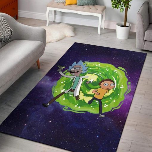 2020 Rick And Morty Galaxy Area Rug Living Room Rug Home Decor Carpet