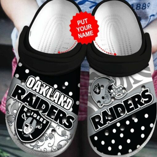 Las Vegas Raiders 3 Crocs