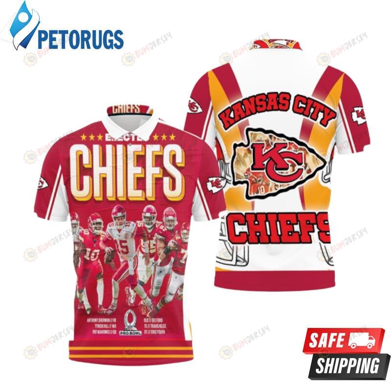 Kansas City Chiefs Pro Super Bowl 2021 Afc West Division Printed Polo Shirt