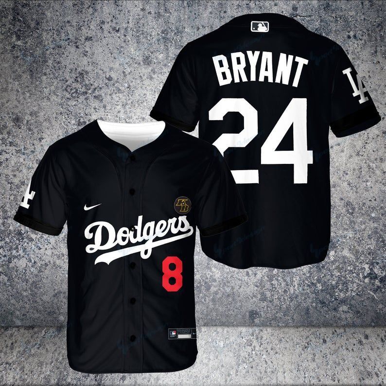 Dodgers Kobe Bryant Baseball Jersey Shirt 213