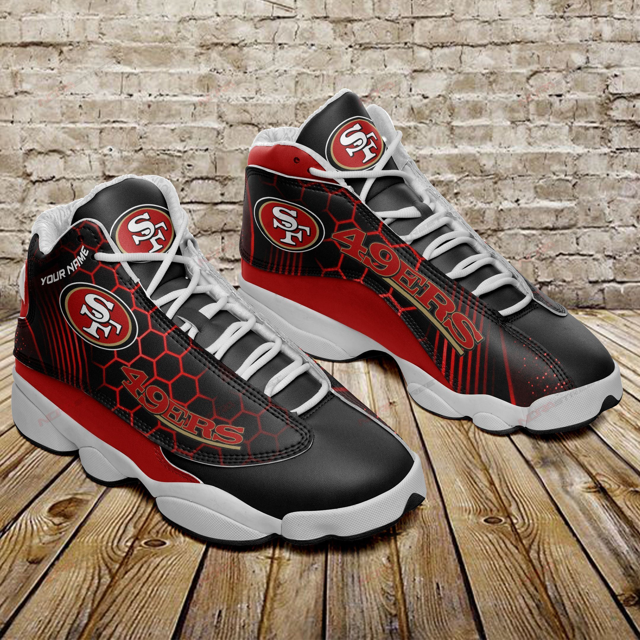 Personalized San Francisco 49Ers Air Jd13 Shoes