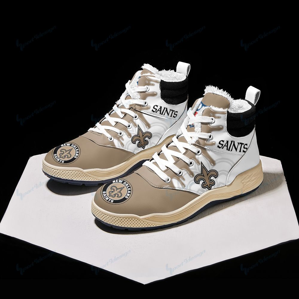 New Orleans Saints Winter High Top Fashion Sneaker 17