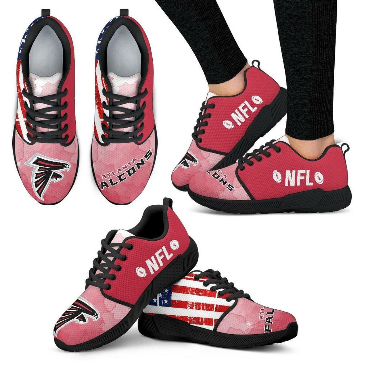 Atlanta Falcons Sneakers Simple Fashion Shoes Athletic Sneaker Running Shoes For Men, Women Shoes14980