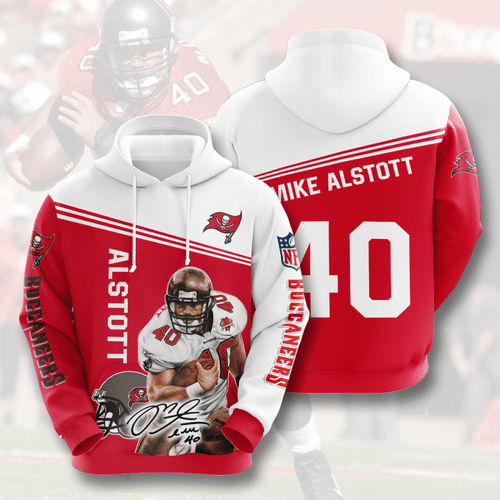 Tampa Bay Buccaneers Mike Alstott 65 Unisex 3D Hoodie Gift For Fans