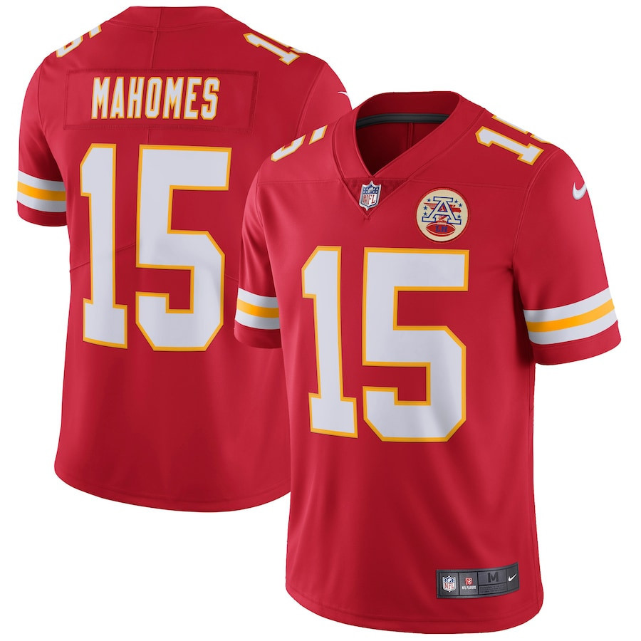 Patrick Mahomes 15 Kansas City Chiefs Limited Jersey – Red