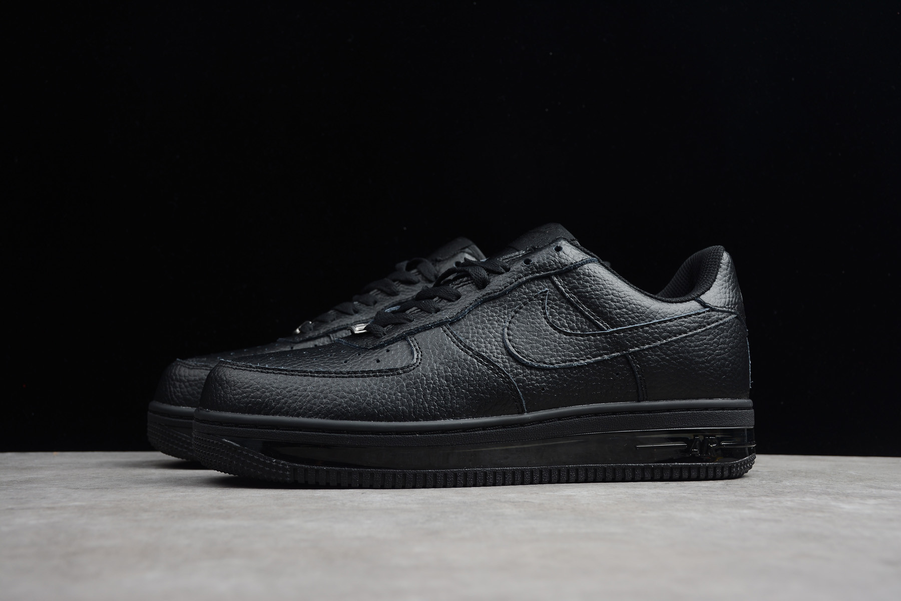 Nike Air Force 1 ’07 Shoes Sneakers All Black SNK386581267