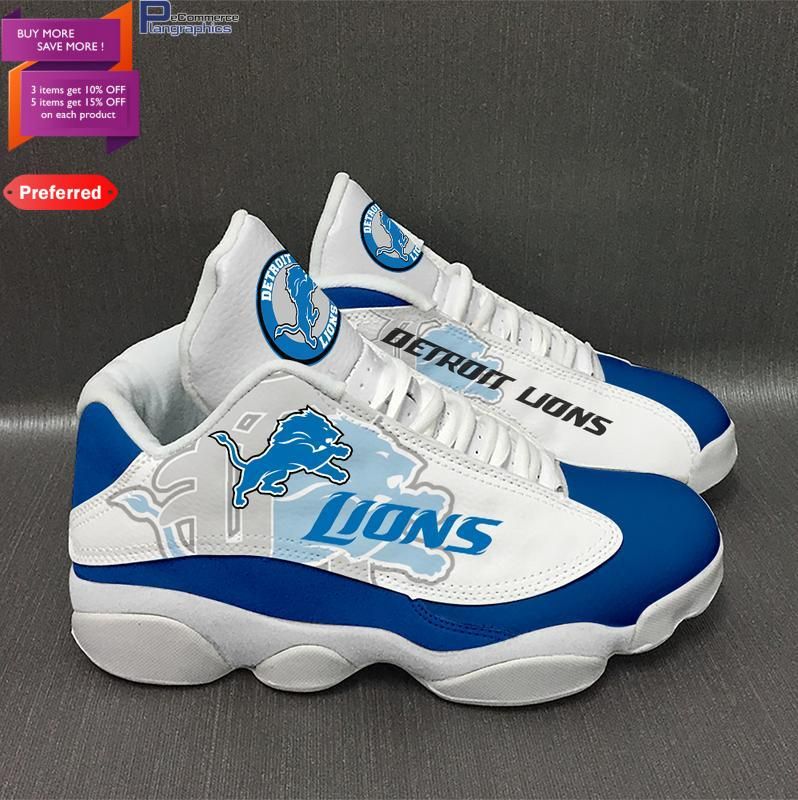 detroit lions shoesair jordan 13 sneaker sneakers air jordan 13 sneaker jd13 sneakers personalized shoes design v467 - Onlyshirt Fashion