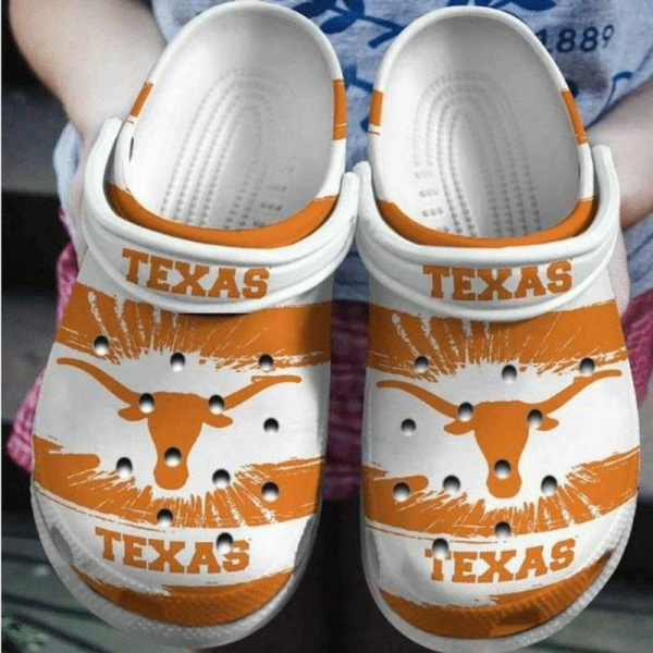 Texas Longhorns Crocs Shoes Crocband Clog Hn