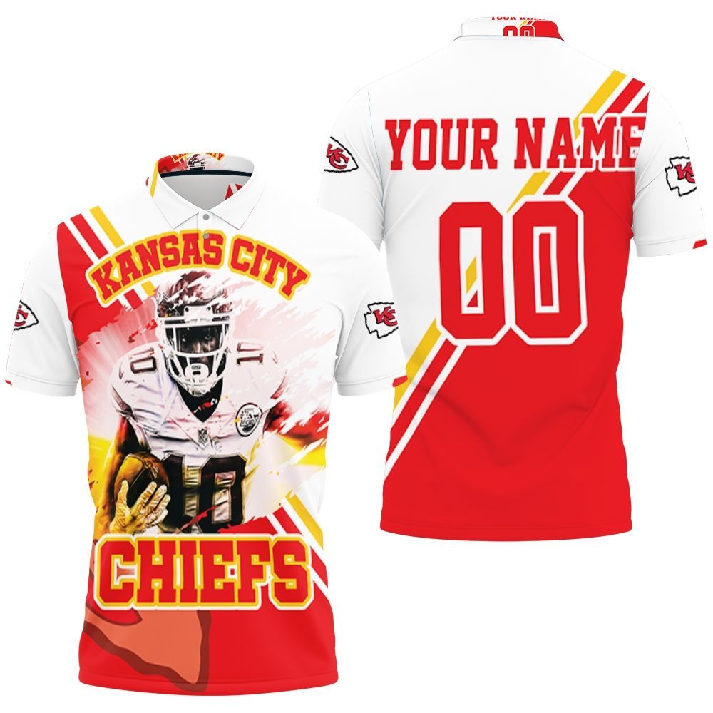 Tyreek Hill 10 Kansas City Chiefs For Fans Personalized Polo Shirt