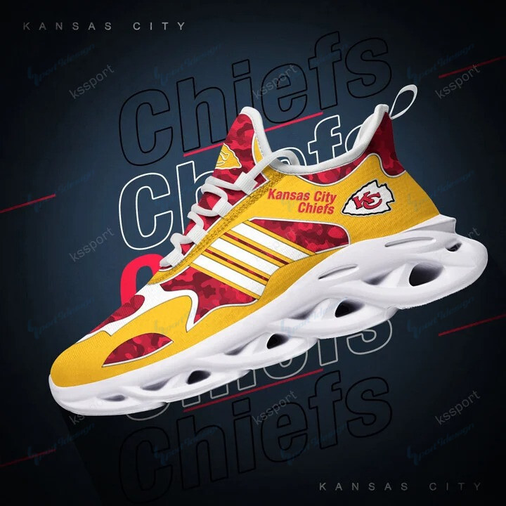 Kansas City Chiefs Yezy Running Sneakers Bg531