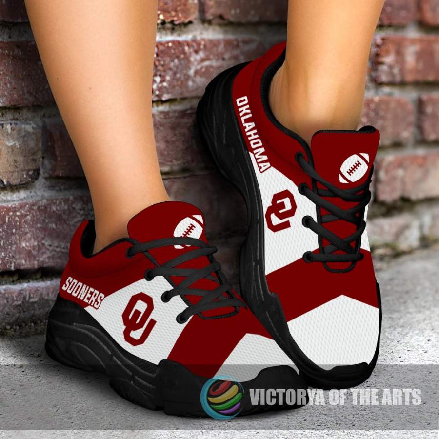 Colorful Logo Oklahoma Sooners Chunky Sneakers