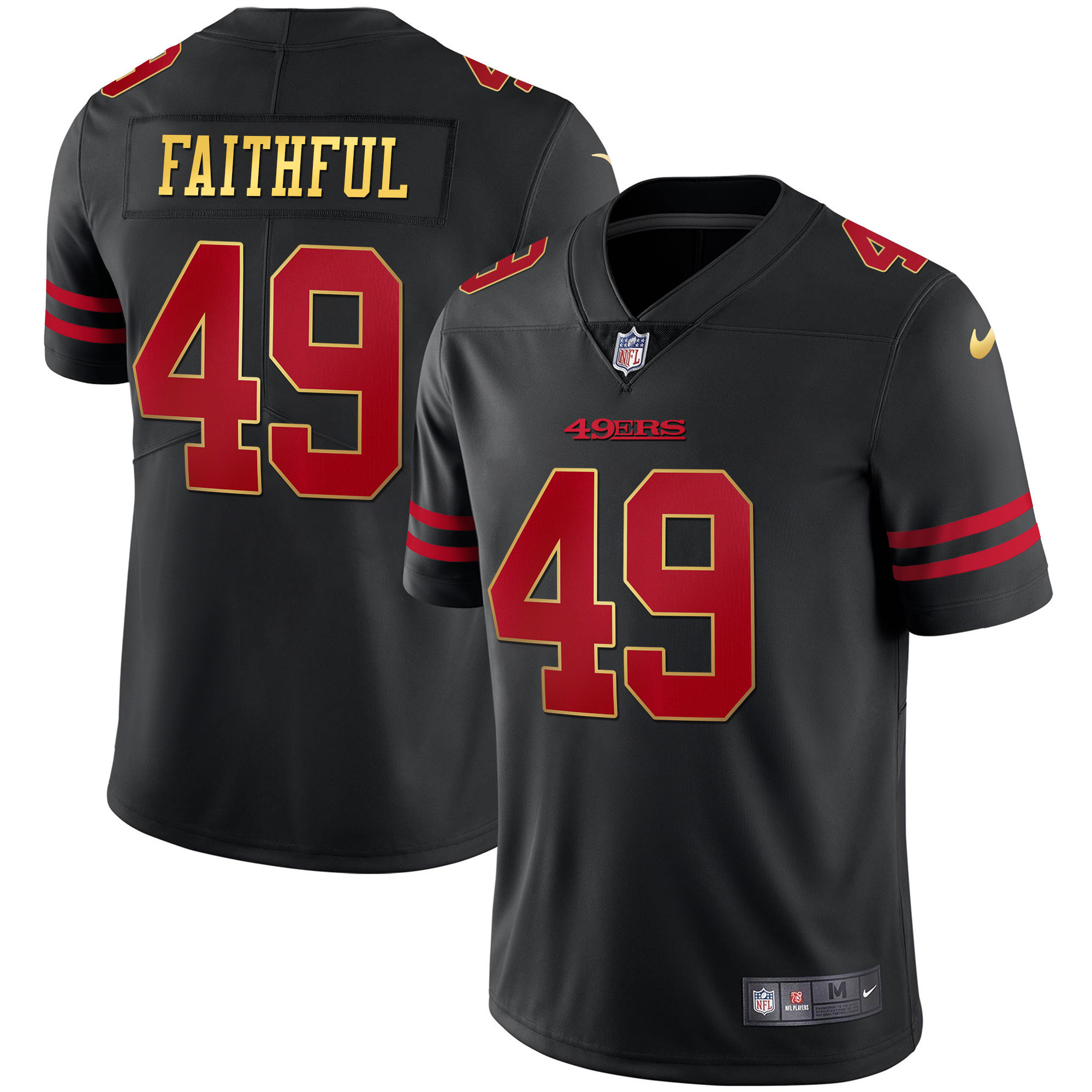 49Ers Faithful Vapor Jersey – All Stitched