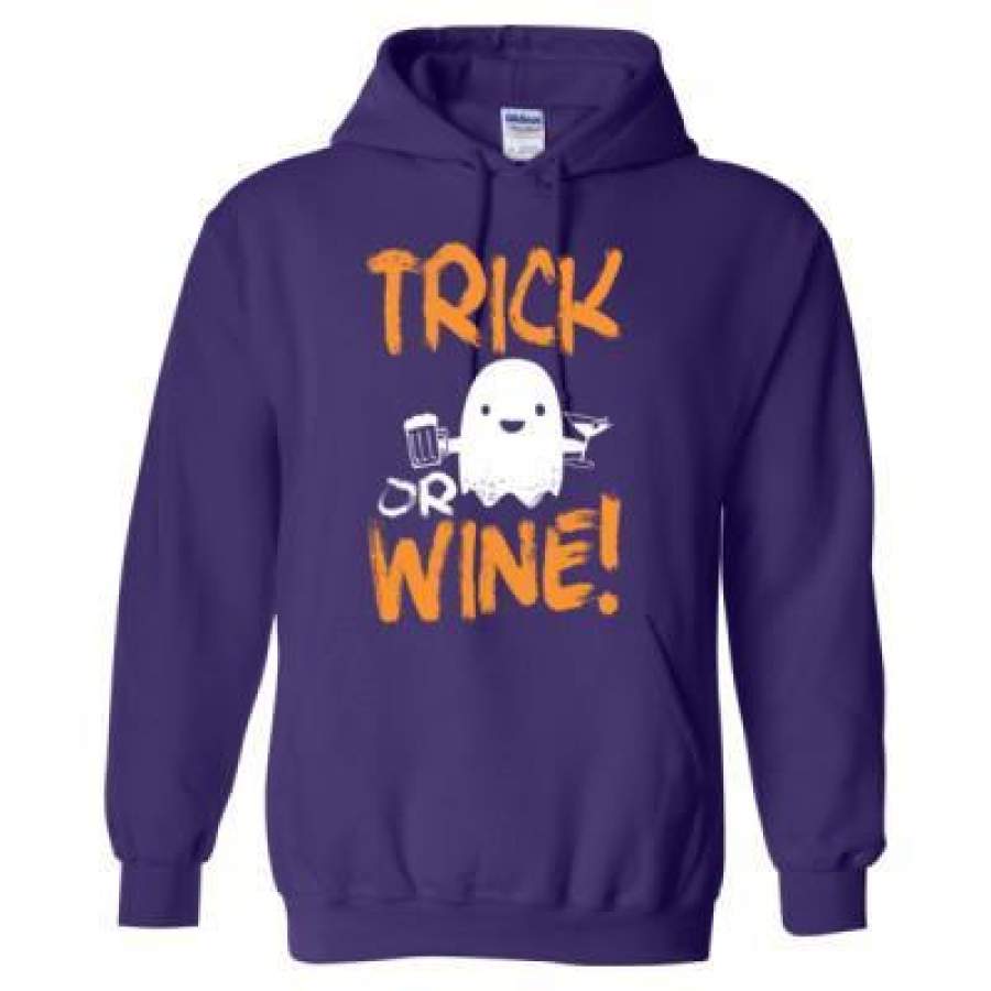 AGR Trick Or Wine Halloween – Heavy Blend™ Hooded Sweatshirt