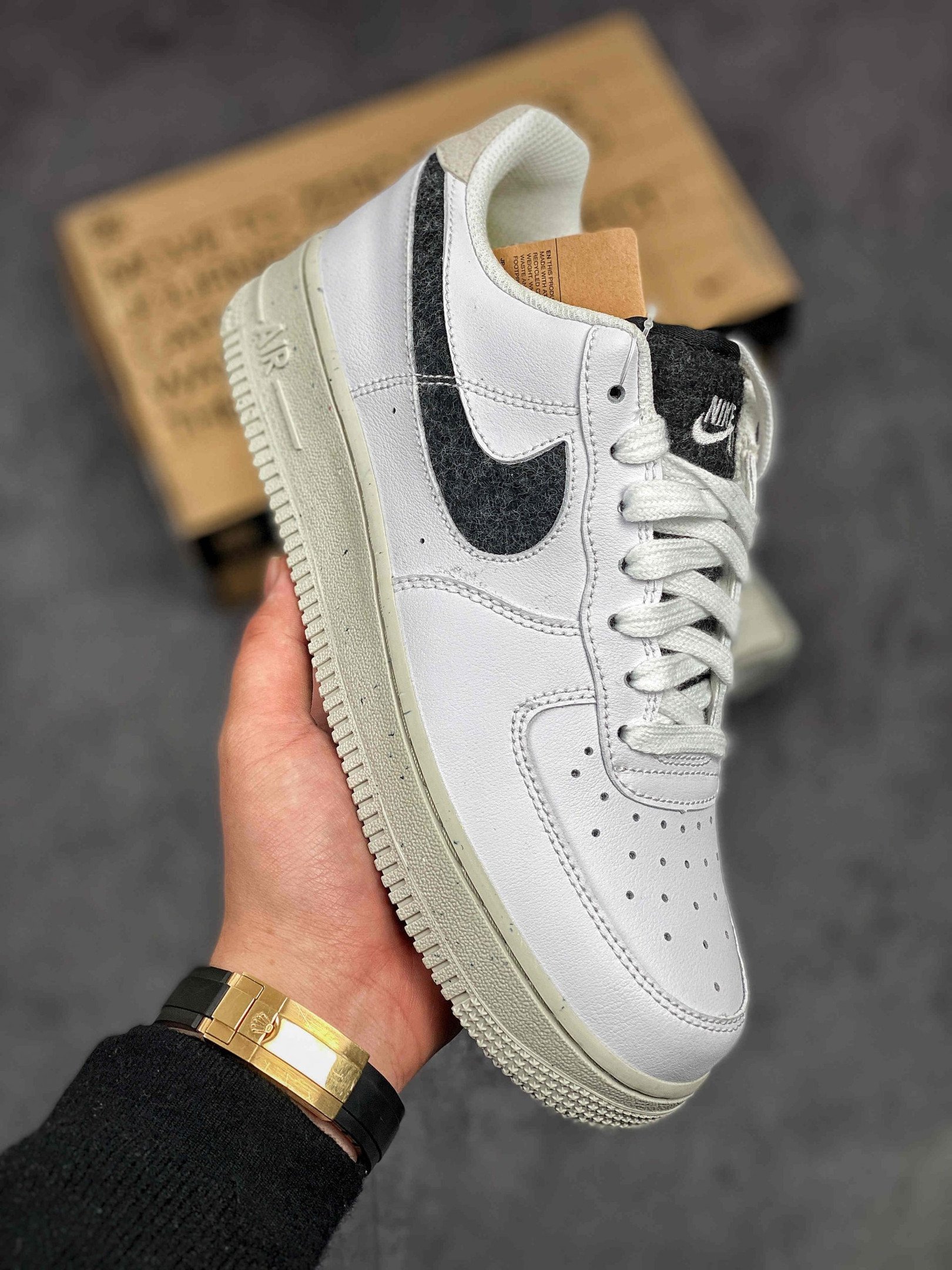 Nike Air Force 1 07 SE WhiteLight Bone-Black 5340719