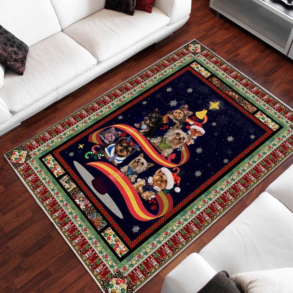 Yorkshire Dog Area Rug – Home Decor – Bedroom Living Room Decor