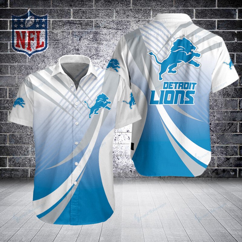 Detroit Lions Button Shirt Bb266