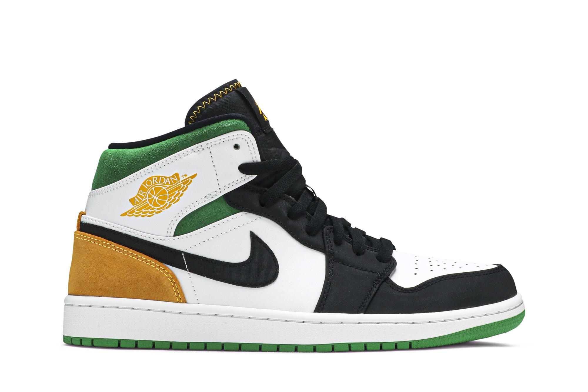 Jordan 1 Mid Oakland – Kohlrabis 194277044949