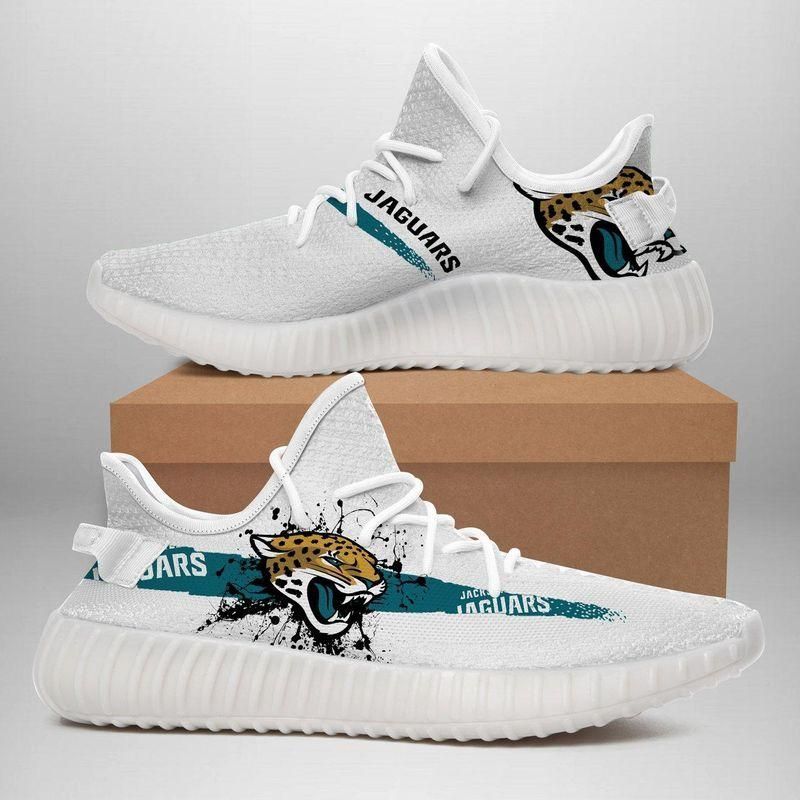 Jacksonville Jaguars Custom Yeezy Sport Teams Yeezy Boost 350 V2 Top Trending Custom Shoes Gift 1