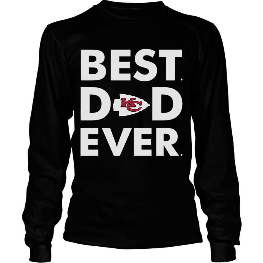 Kansas City Chiefs T Shirt, Best Dad Ever T Shirt – Long Sleeve Tees