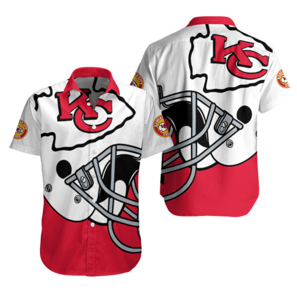 Kansas City Chiefs Button Shirt Bb591